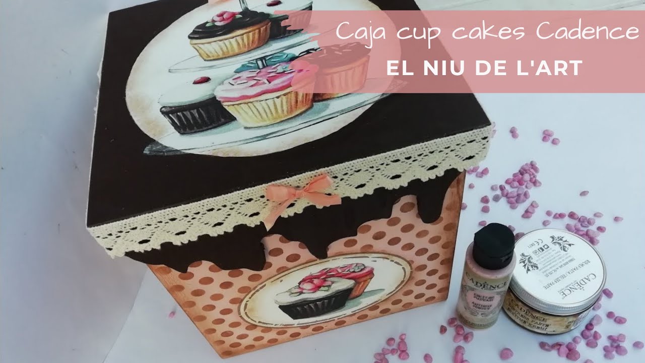 Caja cup cakes Cadence - Colaboración con El niu de l'art