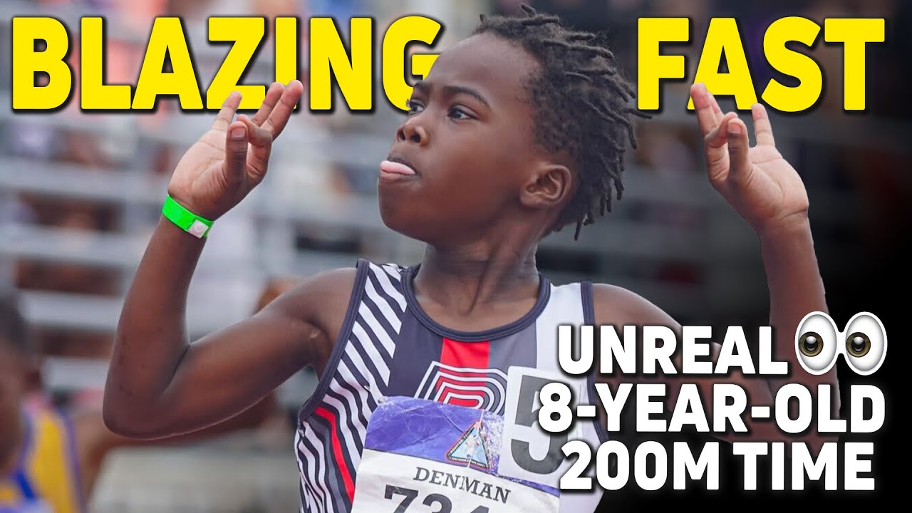 This 8-Year-Old Is Faster Than You, Asher Denman CRUSHES AAU Junior Olympics 200m National Record