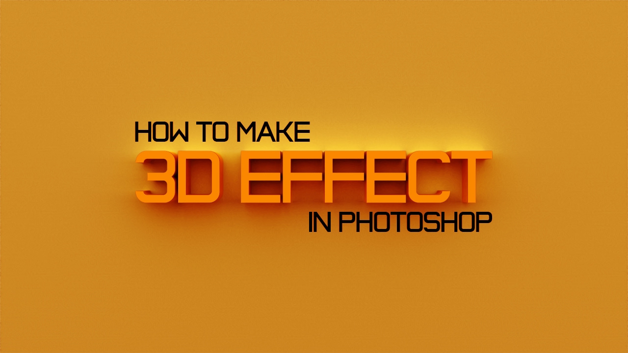Видеоурок: Как сделать 3D текст, логотип | Photoshop Tutorial: How to make 3D text, logo
