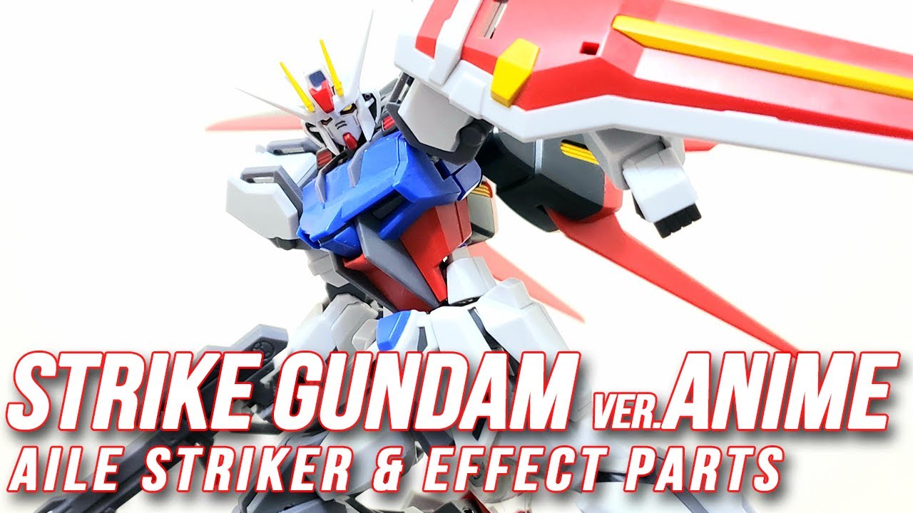Robot Spirits STRIKE GUNDAM ver ANIME + AILE STRIKER & EFFECT PARTS Review (GUNDAM SEED)