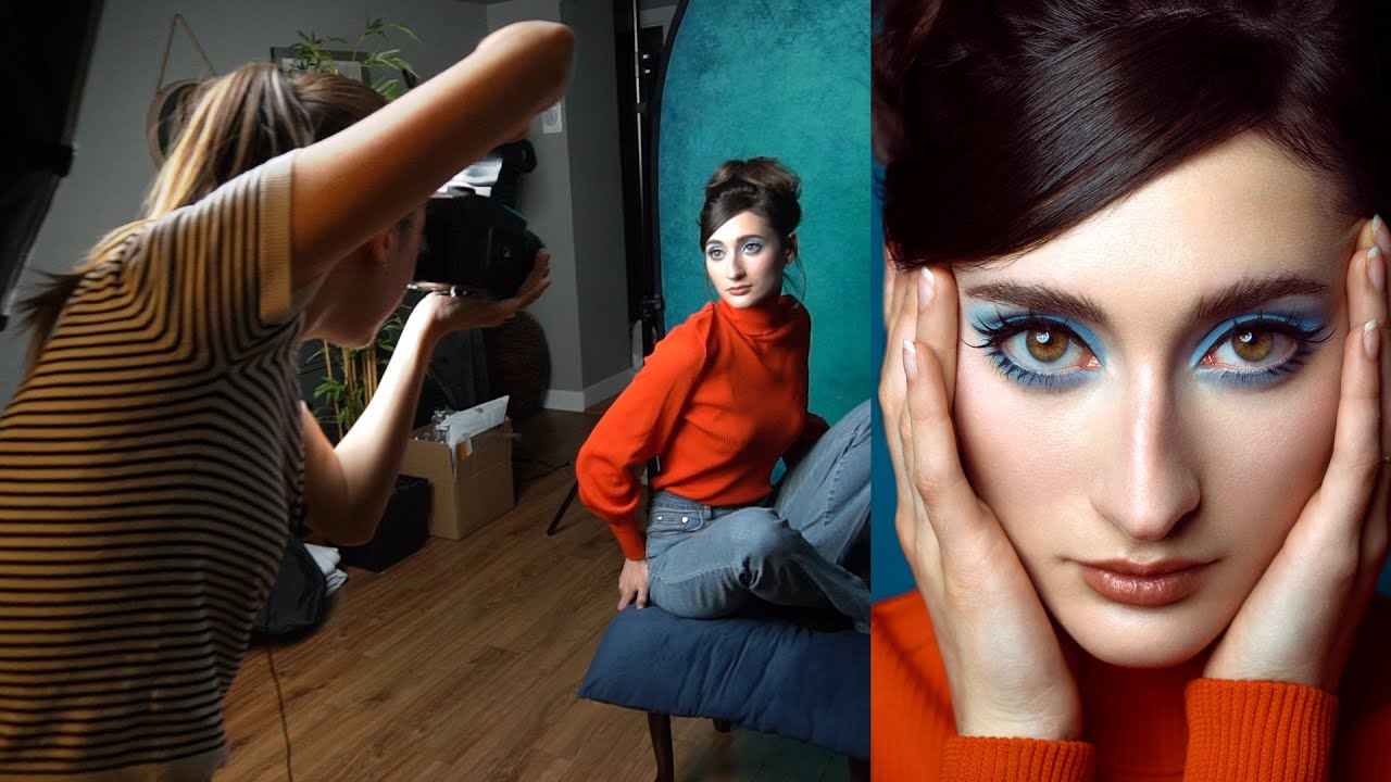 LED Light Portraits in a Small Home Studio , Behind The Scenes with Olympus OM-D EM-1 MK ii