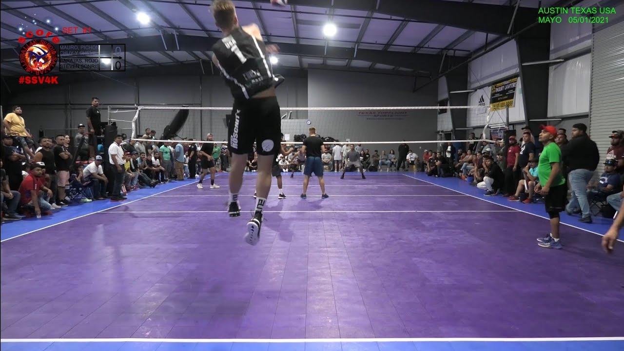 Volleyball PRO set #1 Barajas, Steven, Rojo y Sonrrisas VS Pichon, Mauro, Chuy y Chelo