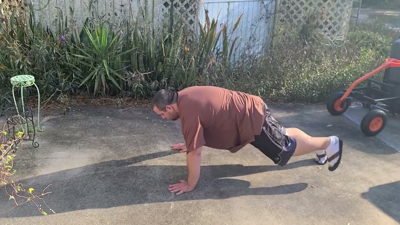 Day 25 | –100 lbs in 1 Year (108 Pushups, No Compensation)