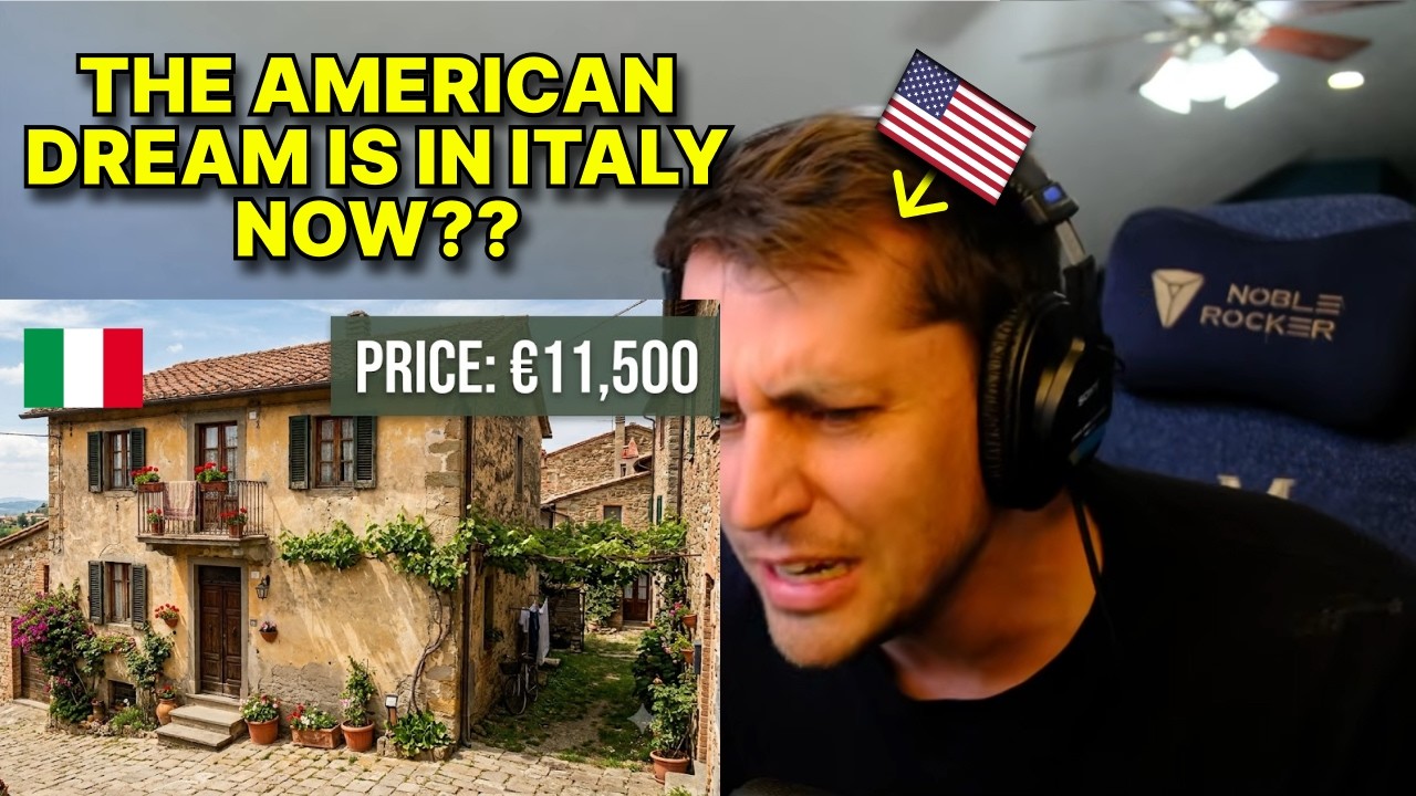 Американец реагирует на видео &laquo;Я уехал из США и купил дом в Италии за 13 тысяч долларов&raquo;