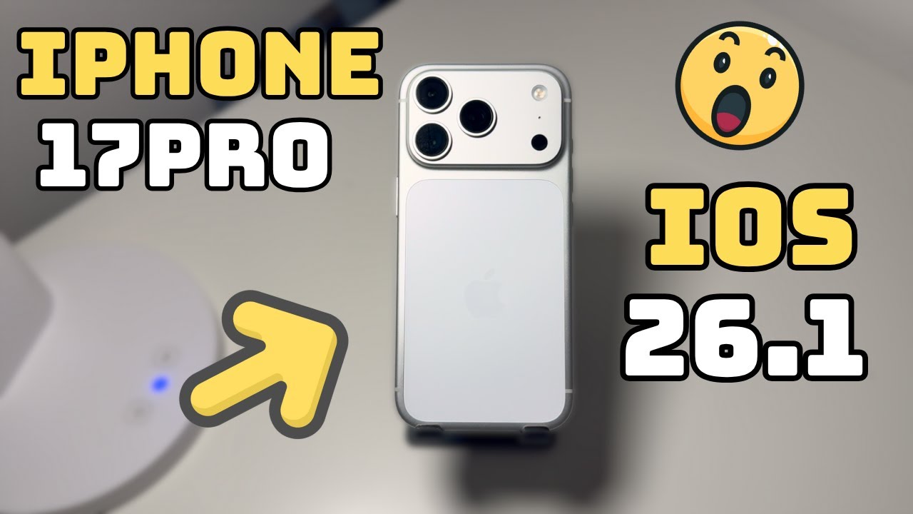 iPhone 17 Pro con iOS 26.1 è BELLISSIMO!!