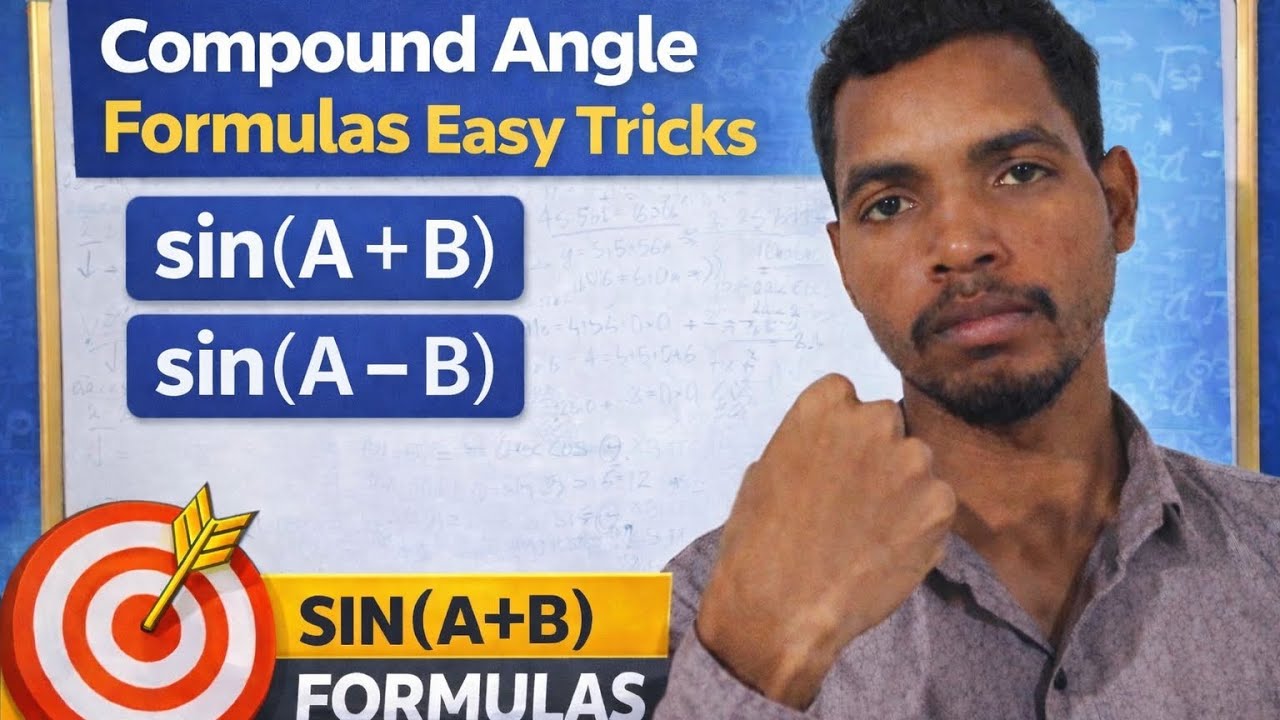 Compound angle Formula compound Angle Formula in Trigonometry |class 11th /jee  Maths easy tricks 
