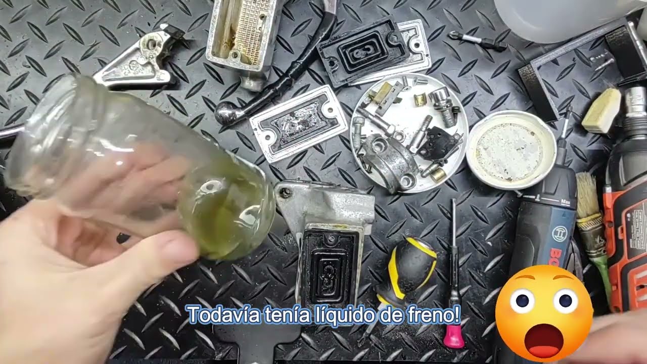 Desarme y Limpieza de Bomba de freno y Embrague Suzuki Intruder