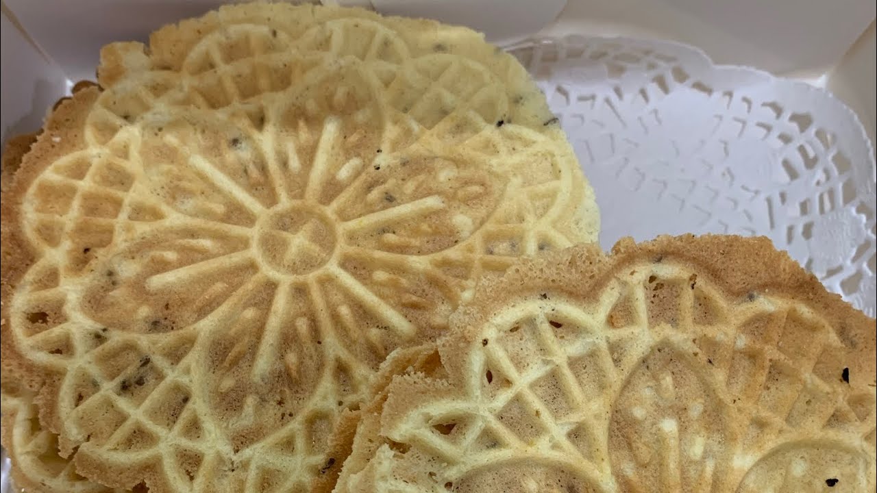 Pizzelle , crocantes como las de la nonna | Receta italiana