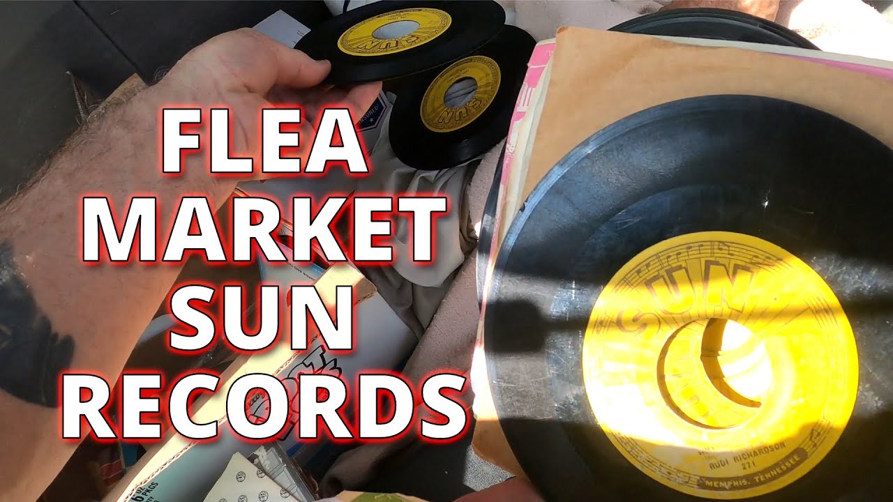 Buying vinyl records from the back of a car, flea market and more!