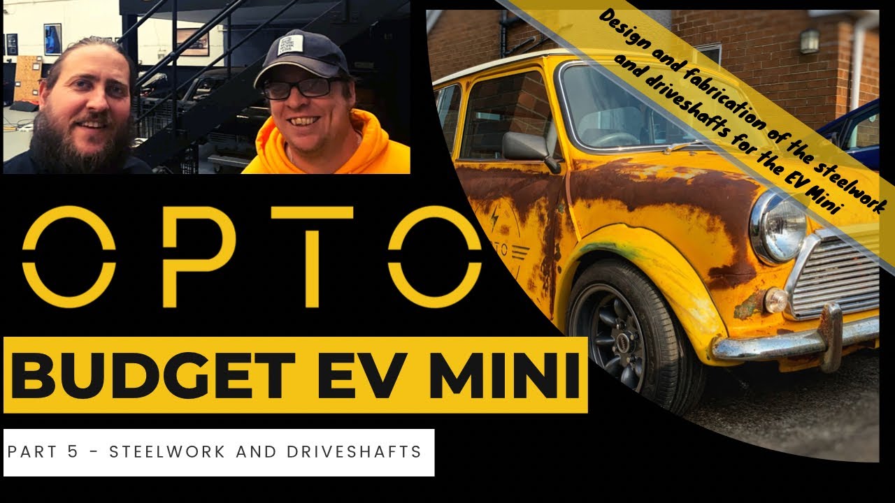 Design and Fabrication work on the MINI. OPTO Innovation’s Mini EV Conversion Part 5!