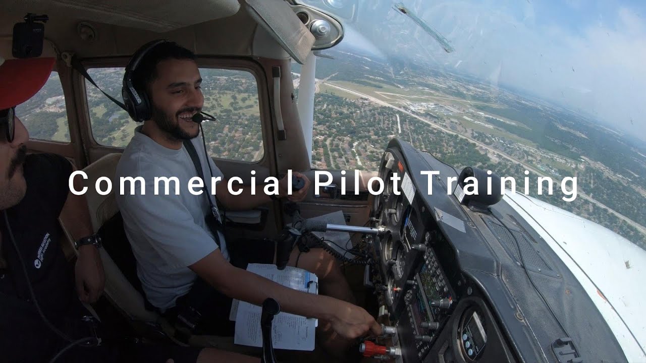 Commercial Pilot Training - Power-off 180 Landing, soft field takeoff and landing.