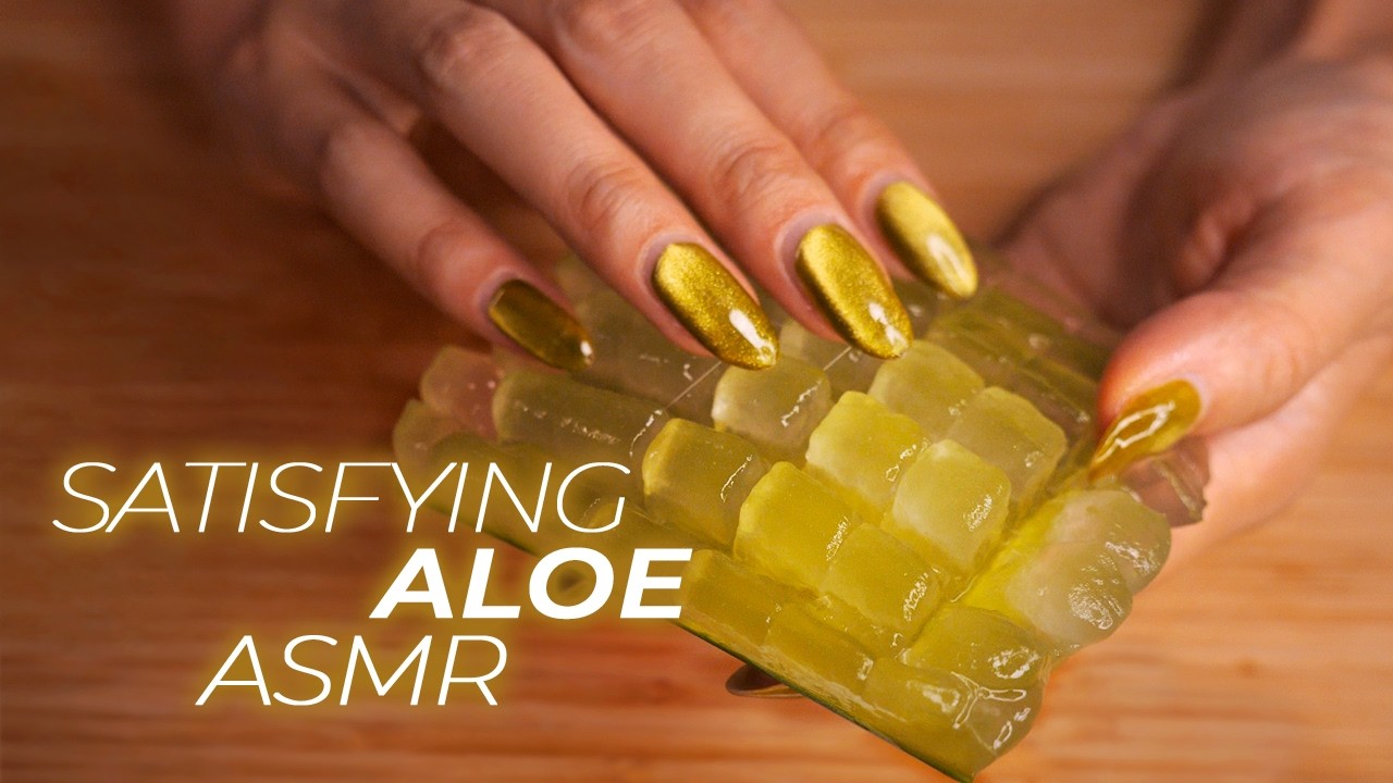 ASMR The Most Satisfying Aloe Triggers for Sleep(No Talking)