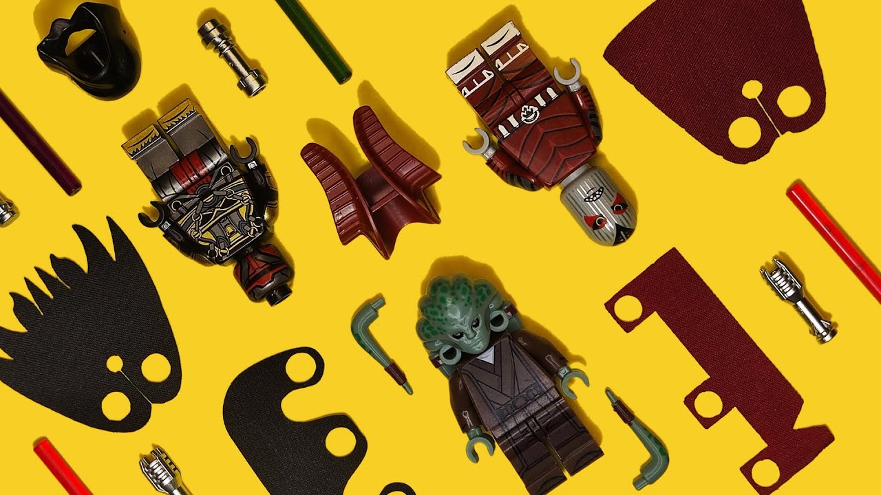 LEGO Star Wars: Darth Desolous | Darth Revan | Kit Fisto | Unofficial Minifigure