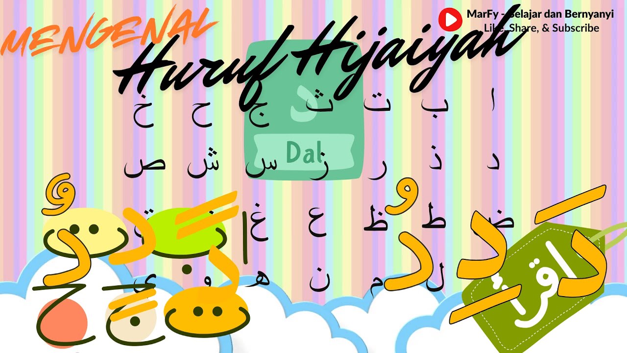 Belajar Huruf Hijaiyah | Mengenal Alif Ba Ta Tsa | A I U An In Un