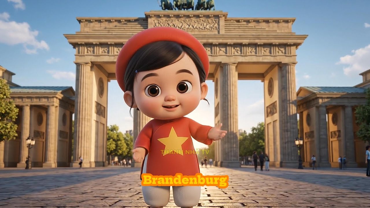 Cùng Thanh Nhã Du Lịch Nước Đức 🇩🇪 | Hoạt Hình Khám Phá Thế Giới - Hoạt hình thiếu nhi
