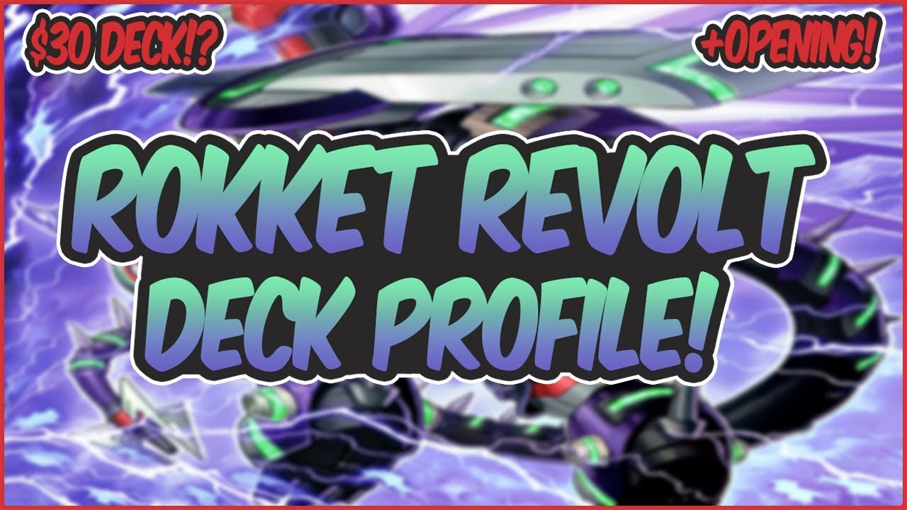 Yu-Gi-Oh! *COMPETITIVE* Rokket Revolt Structure Deck Profile! |$30 BUDGET! Deck Profile!!|