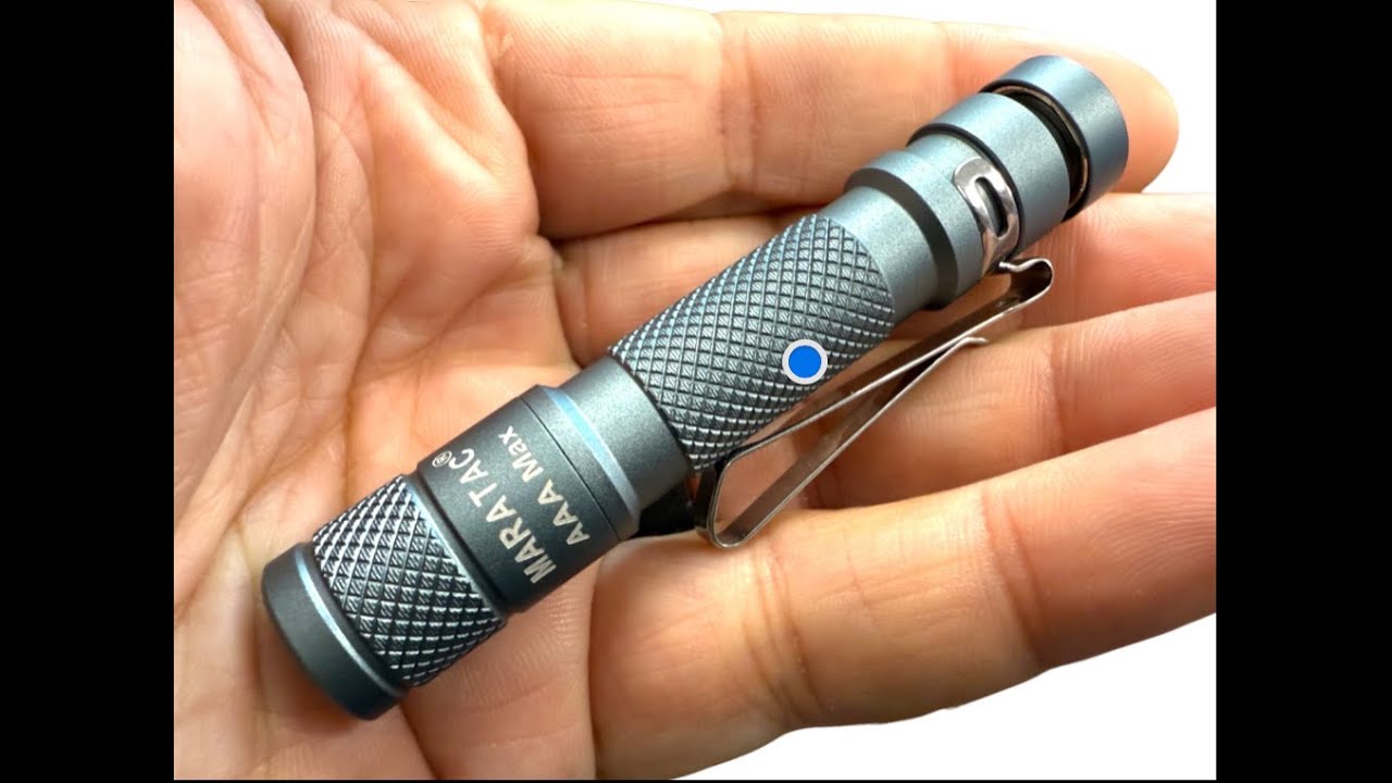 AAA/10440 Max - Rear Click - Aluminum Flashlight by Maratac®