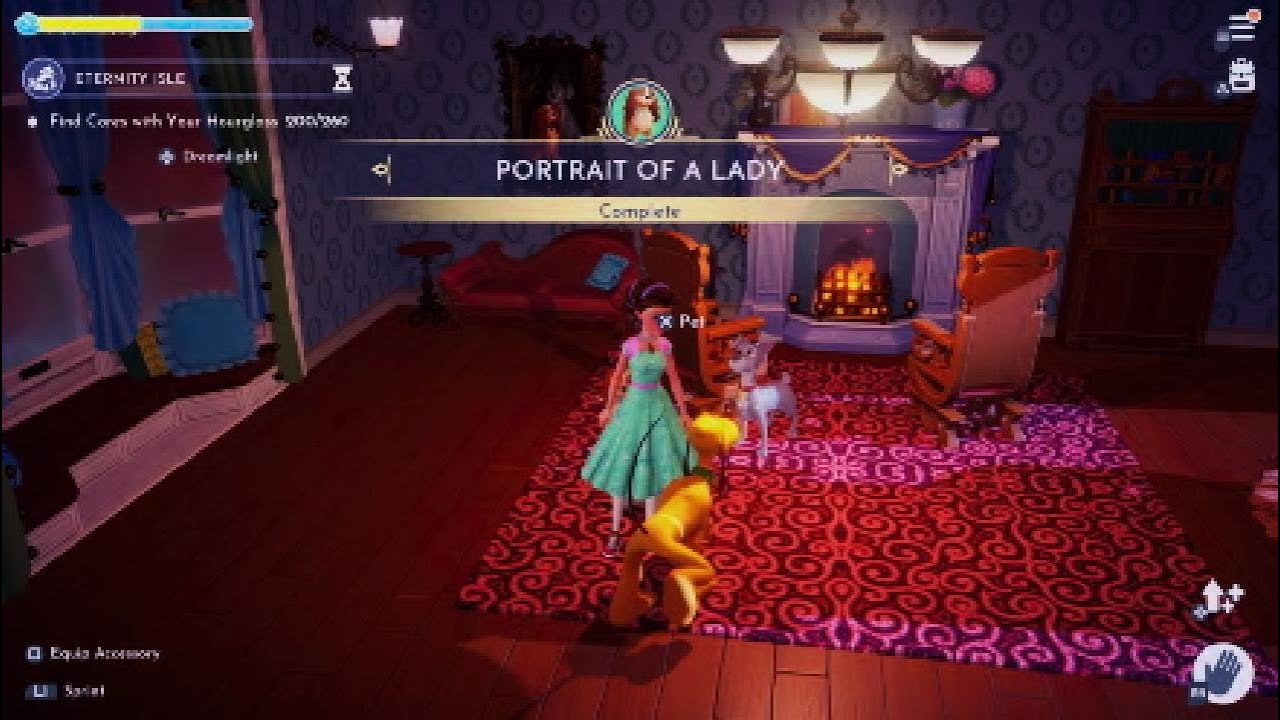 Dreamlight Valley: Lady's Level 10 Quest : Portrait of a Lady