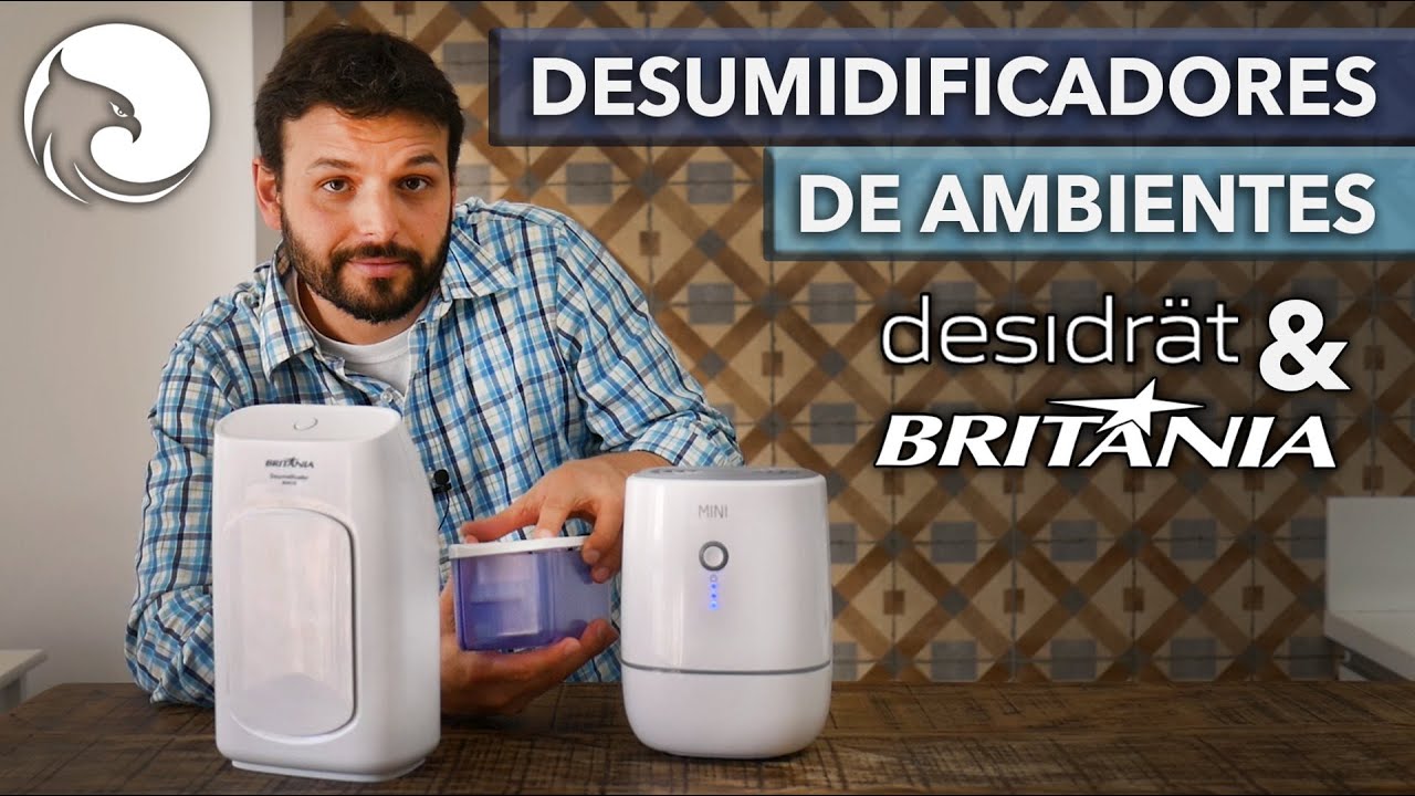 COMPARATIVO de Desumidificadores de Ambientes BRITÂNIA e DESIDRAT | Harpyja
