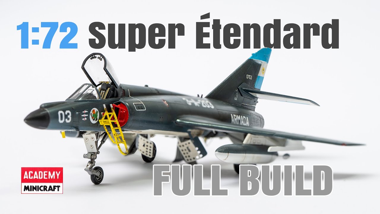 1:72 Academy Super Étendard FULL BUILD