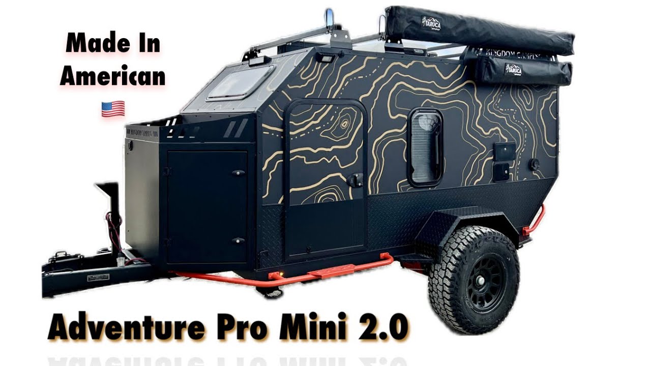 Прочный кемпинговый прицеп Adventure Pro Mini 2.0