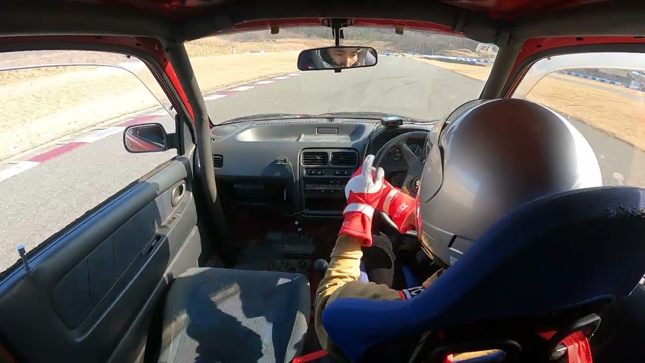 タカスサーキット　1分10秒9 アルトワークス　ha21s 