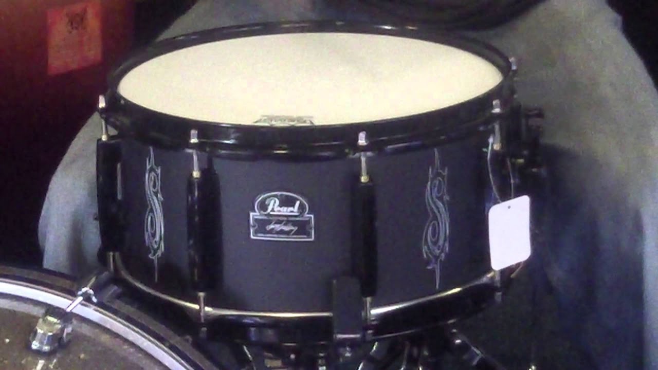 Pearl signature steel snare 13x6,5