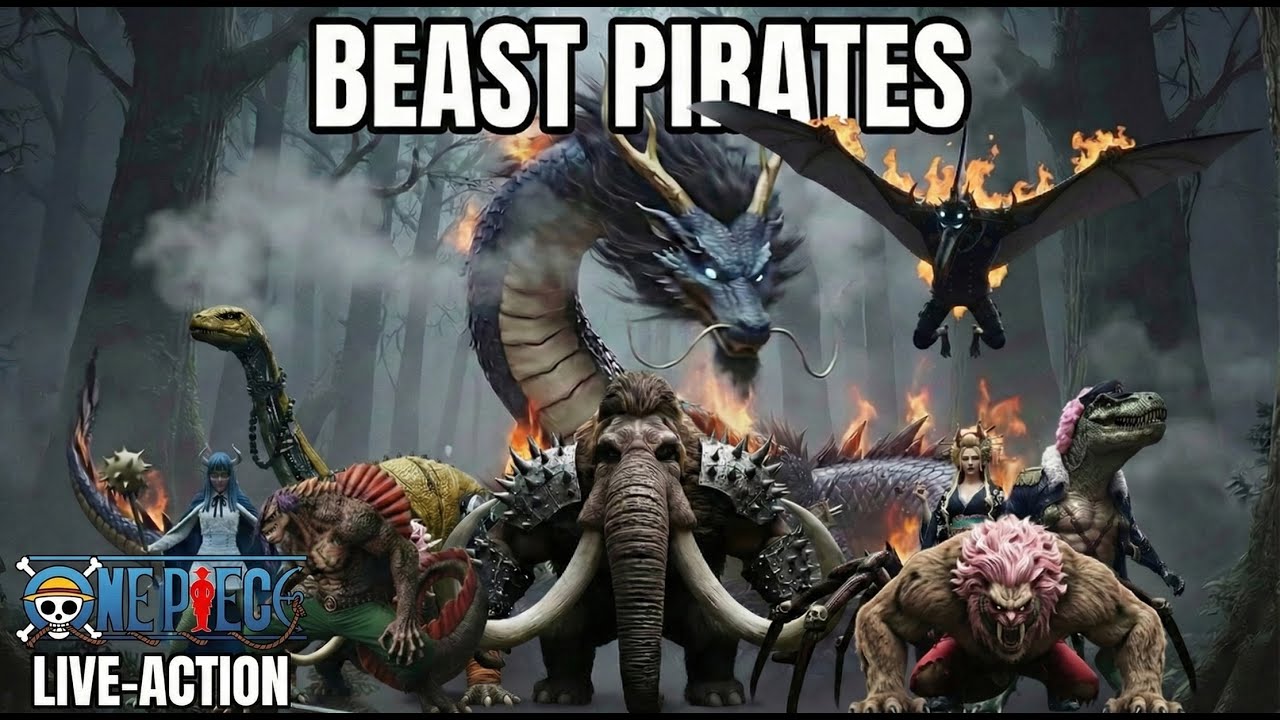 Beast Pirates Transformation | One Piece Live-Action Zoan Forms (Human to Beast)