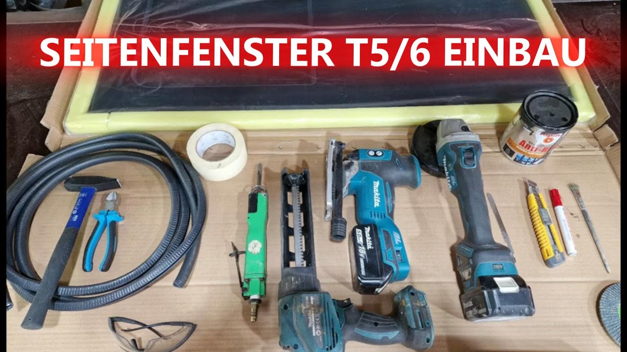 SEITENFENSTER T5/T6 EINBAU / NACHRÜSTEN