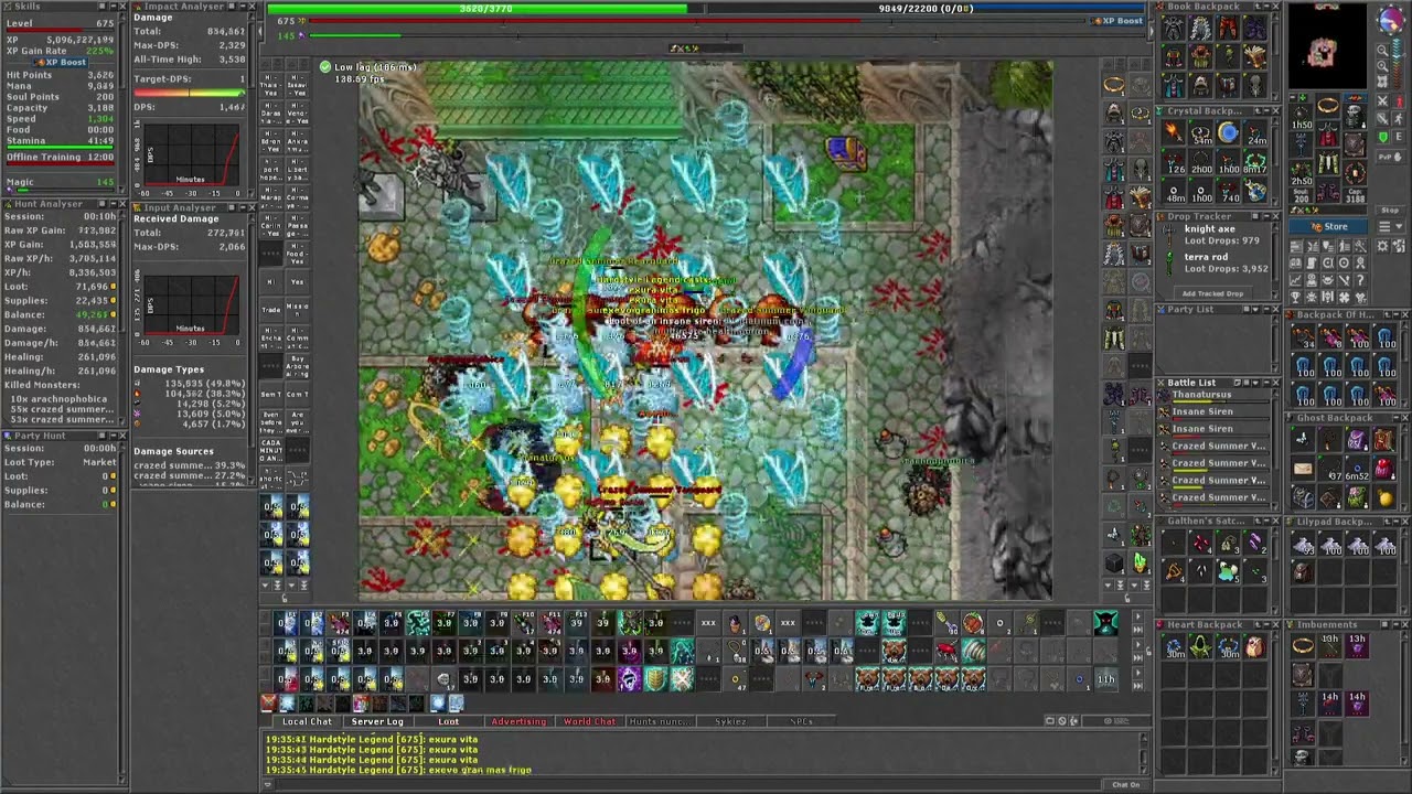 Hunt solo ~ Summer court (Elfin de fogo) ~ ED Lv 650+