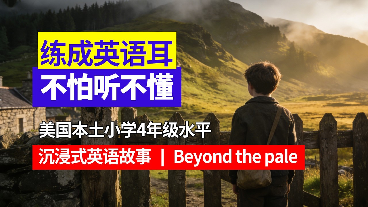 美国小学4年级水平｜沉浸式跟读｜用母语法自然形成英语耳｜从适合你的难度开始 大量反复听｜Beyond the pale#英语口语 #英语听力 #日常英语 #母语学习法 #英语故事
