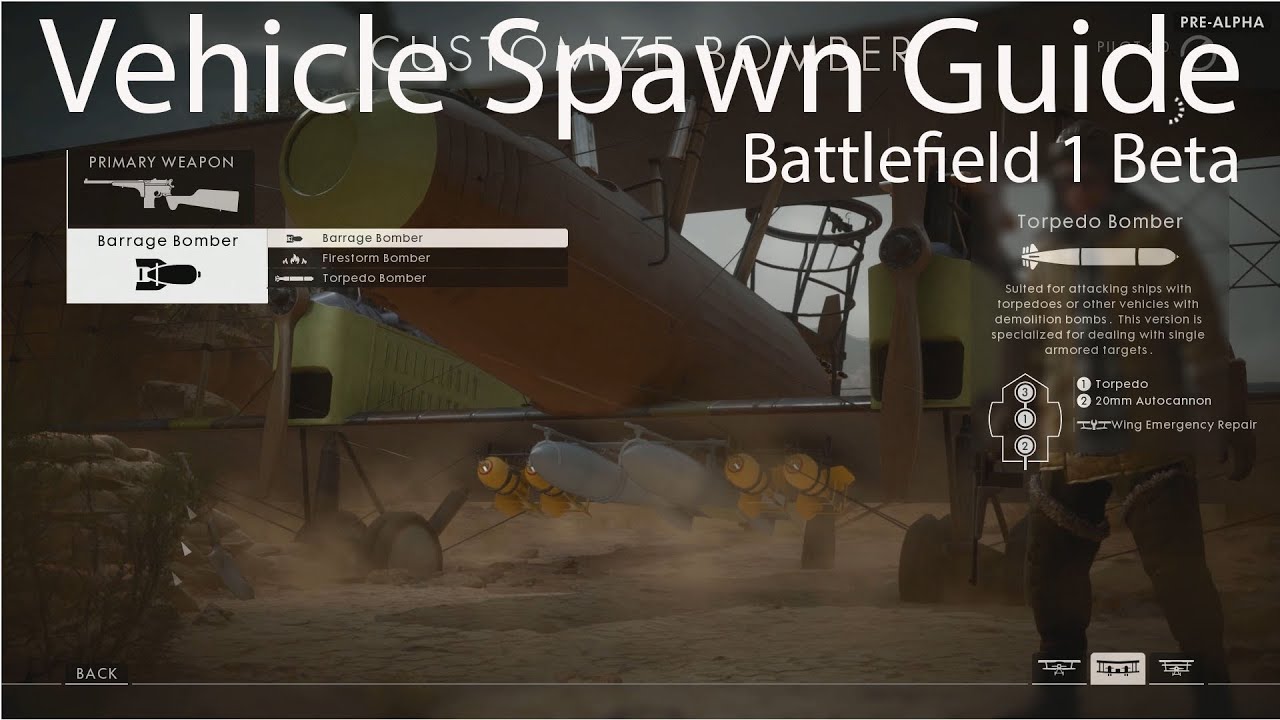 Battlefield 1 - Vehicle Spawning Guide and Tips