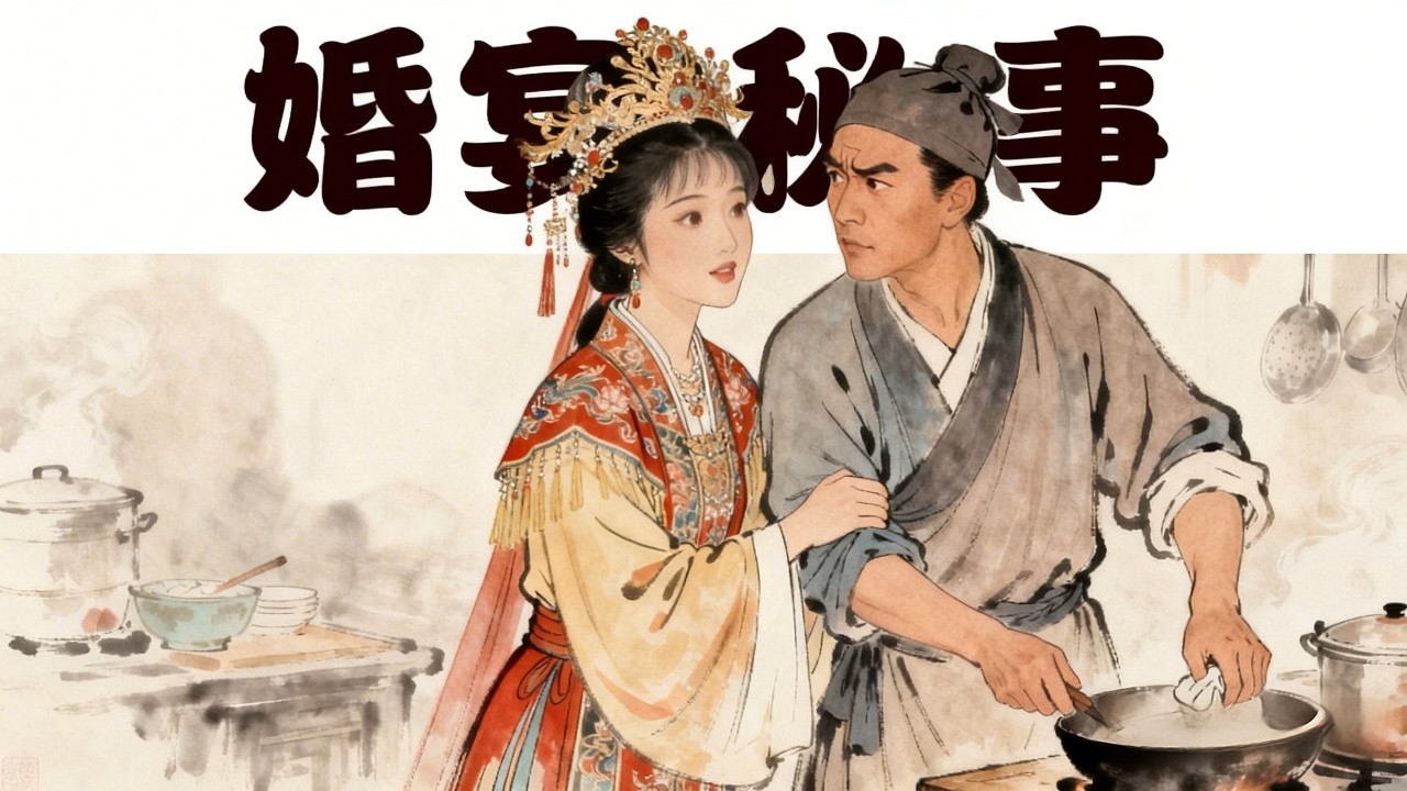 廚子在酒席幫工，新娘子悄悄對他說：想活命，待會就裝醉逃走！#民間故事