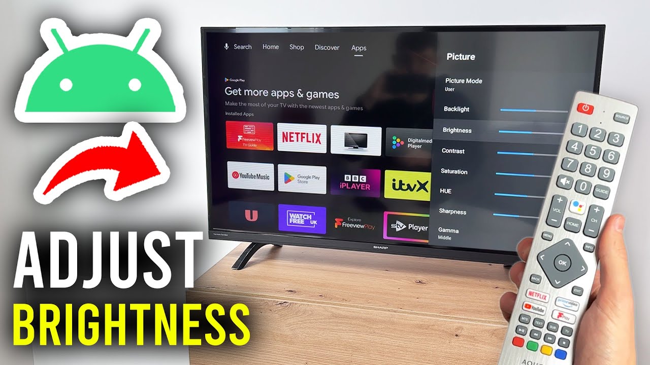 How To Change Brightness Level On Android TV - Step By Step