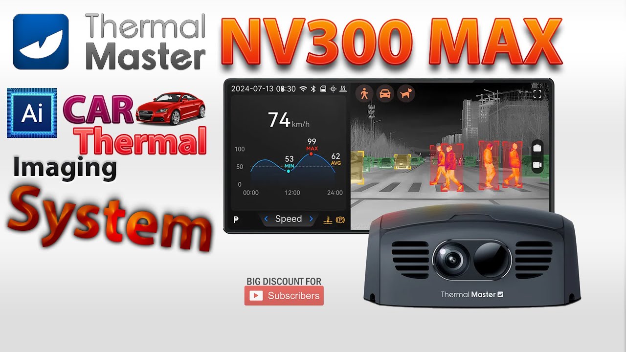 Тепловизионная система ночного видения Thermal Master NV300 MAX с искусственным интеллектом | ПОЛ...
