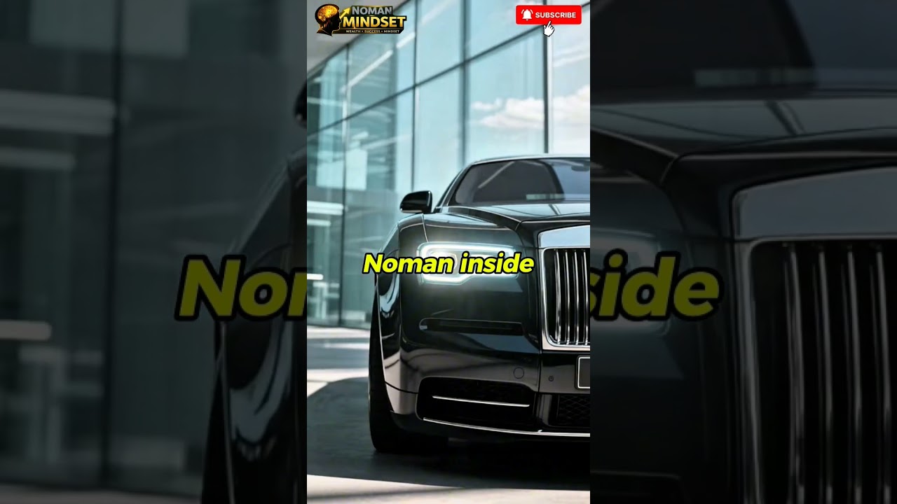 A Black Rolls-Royce Parked Outside a Billionaire’s Dream Home