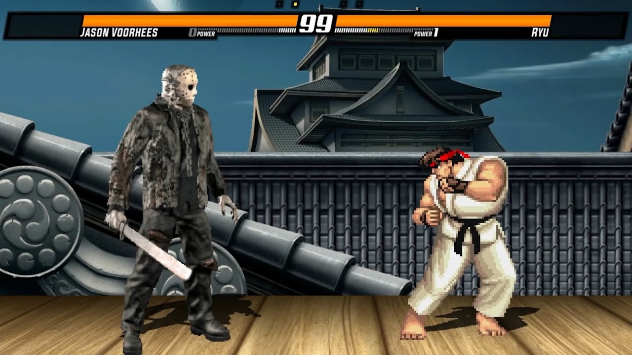 JASON VOORHEES vs RYU - HARDEST LEVEL INSANE FIGHT!