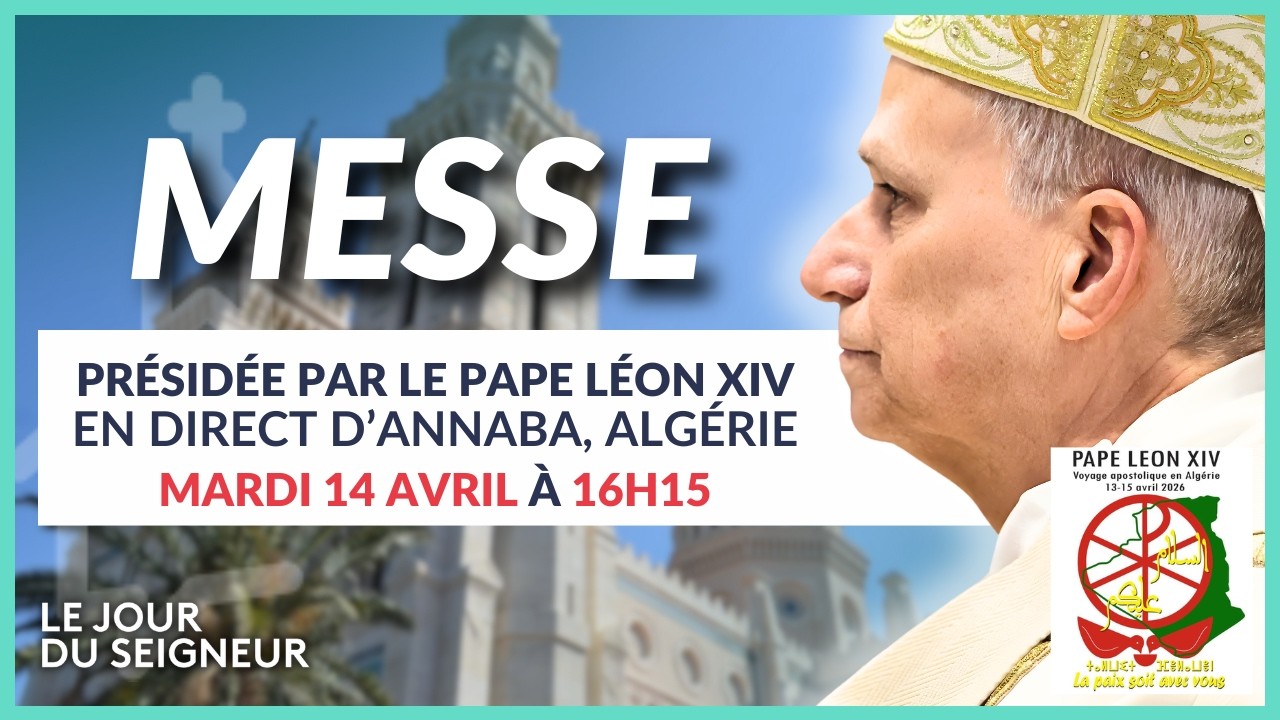 #Alg&eacute;rie : Messe pr&eacute;sid&eacute;e par le pape L&eacute;on XIV &agrave; la Basilique Saint-Augustin d'Annaba