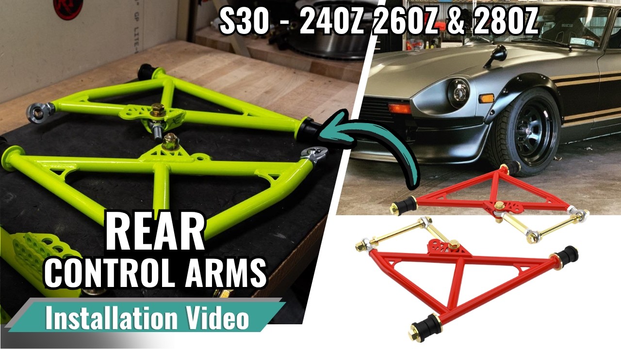 Apex Engineered - S30 240Z 260Z 280Z Rear Control Arm - INSTALL