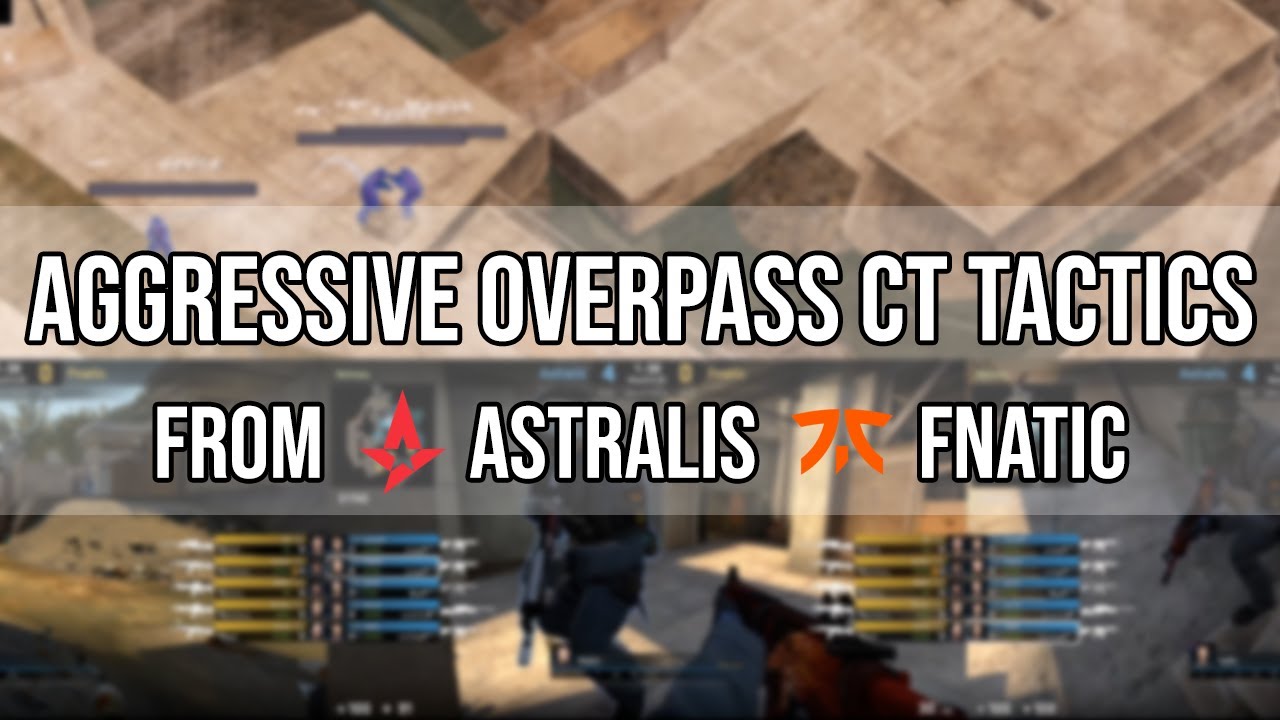 Aggressive Overpass CT Tactics from Astralis vs fnatic