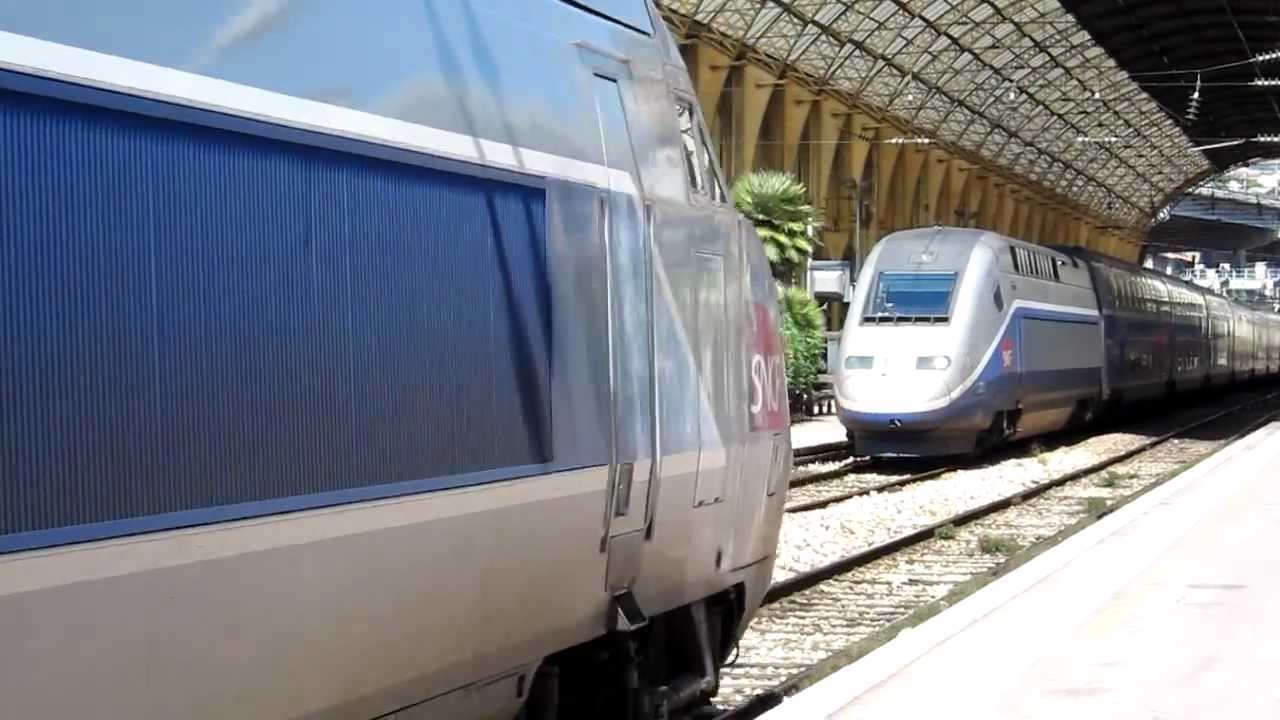 SNCF TGV 9884 Nice - Bruxelles assuré par une rame TGV-R à Nice Ville