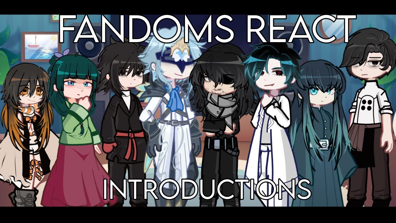 2x speed [ Fandoms react to eachother s1 ] 0/8 introductions.