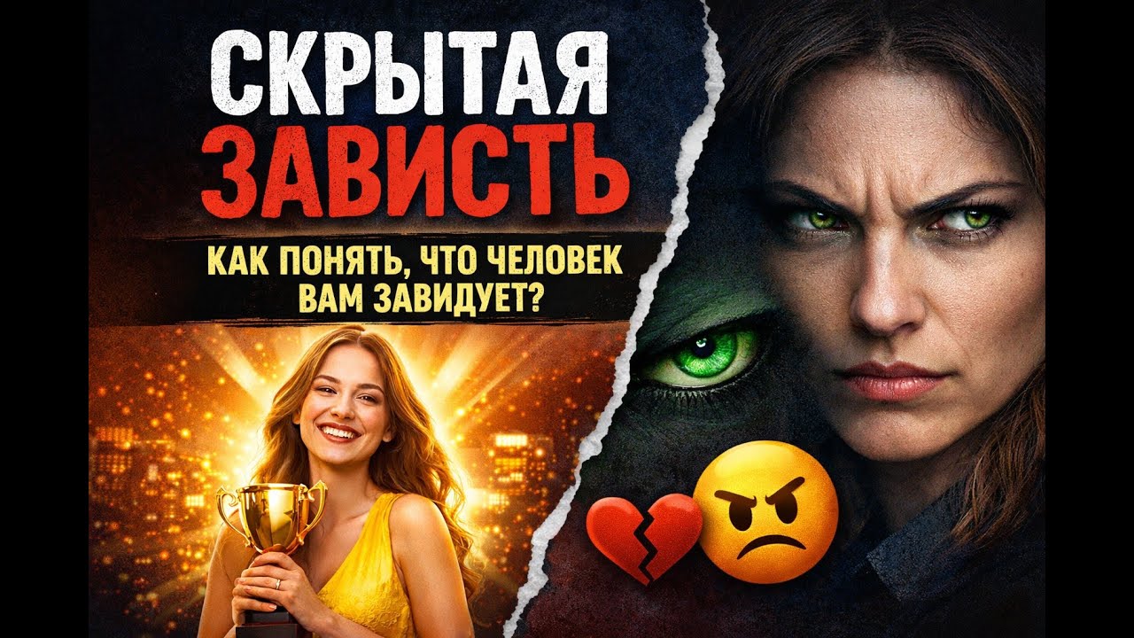 Скрытая зависть. Как понять, что человек вам завидует? #зависть #психология #успех