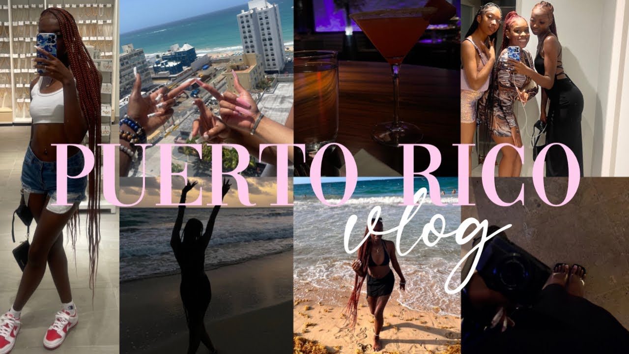 TRAVEL VLOG: GIRLS TRIP TO PUERTO RICO | drinks + night outings + kayaking + more
