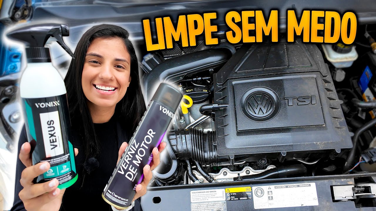 Como LIMPAR O MOTOR do carro EM CASA, resultado PROFISSIONAL