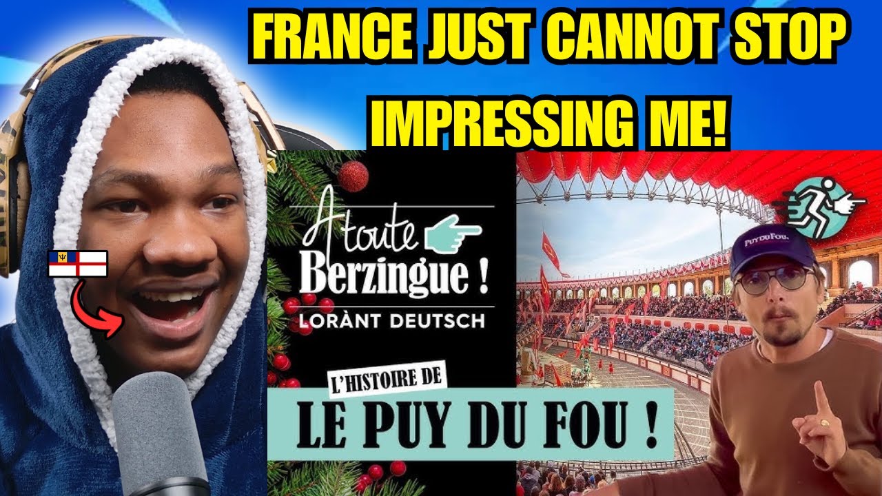 british caribbean guy react to L'histoire du Puy du Fou... A Toute Berzingue france reaction