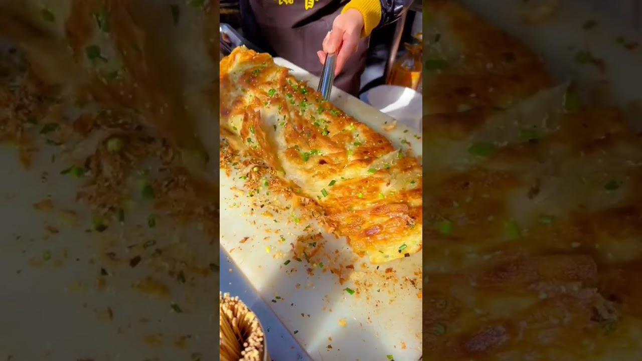 Fragrant Crispy Pastry You Need to Try! Chinese Sauce Pancake!