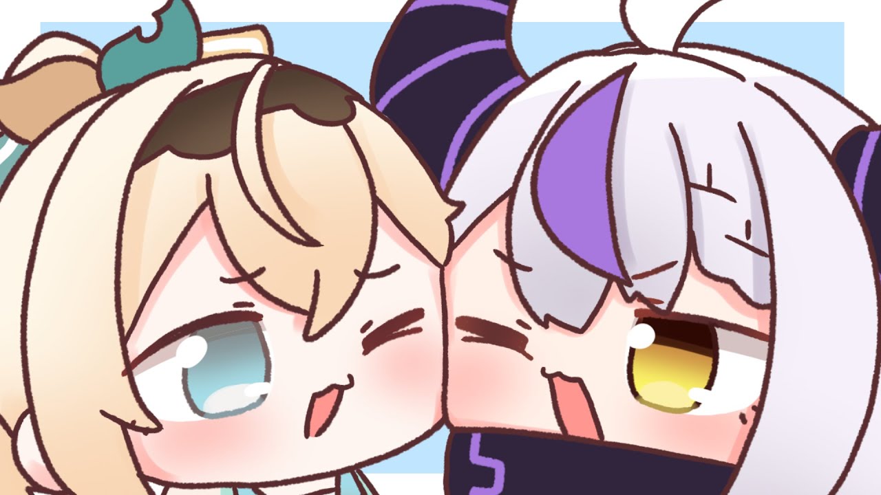 いろはスのごあいさつ【ラプラス・ダークネス】【風真いろは】【ホロライブ】【手描き】