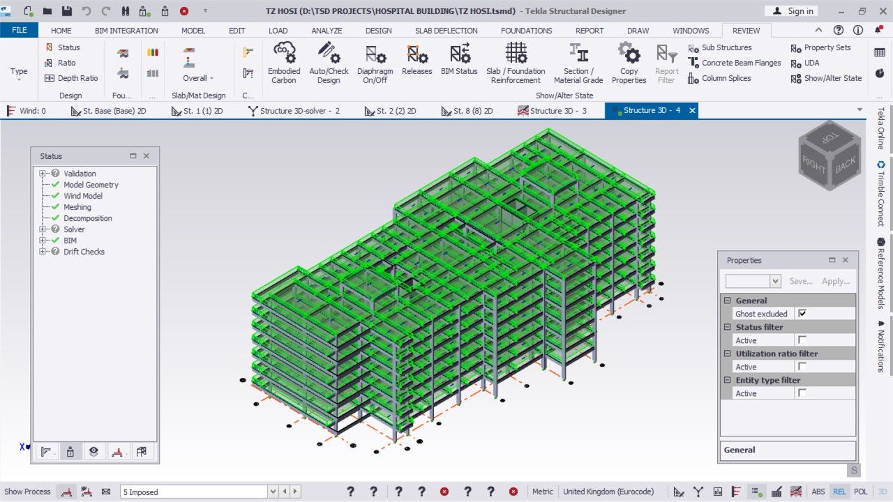 Defining Siesmic loads in Tekla Structural desingner