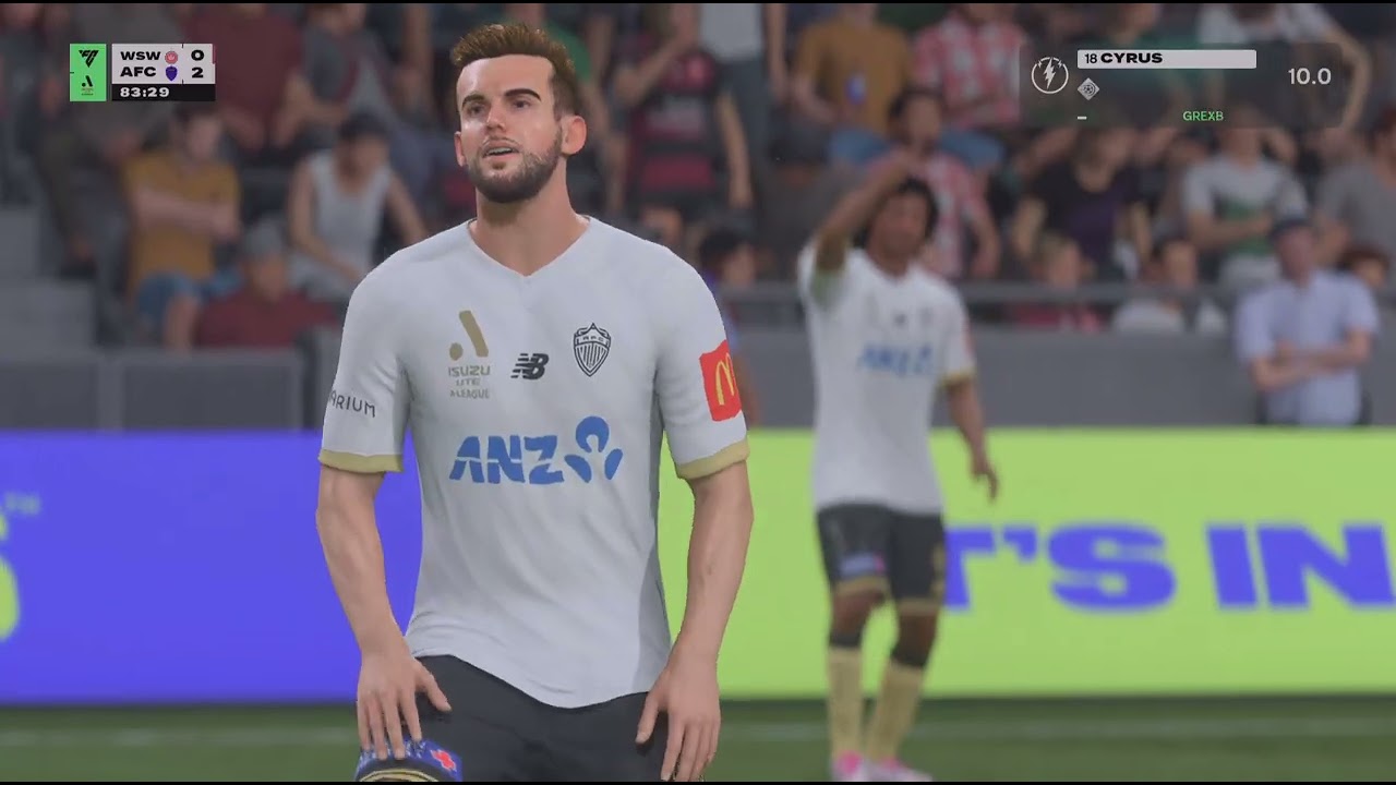 Career mode match 4 playing for Auckland Fc